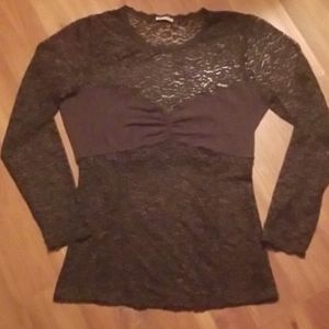 FREE PEOPLE LACE LONGSLEEVE